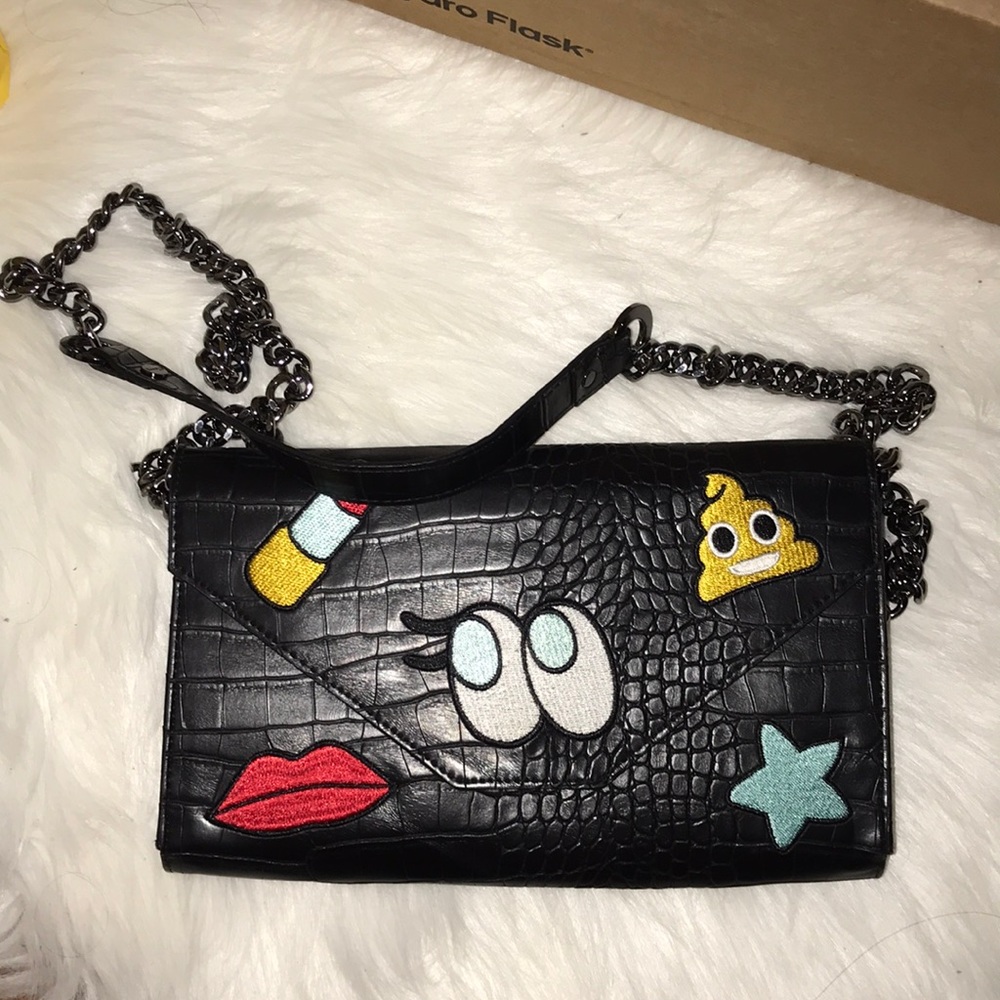 Circus Black Clutch Purse